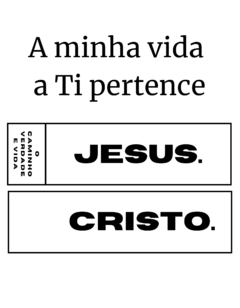 Camiseta cristã branca (Manga Longa) sobre Jesus Cristo - comprar online