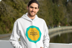 Moletom Branco estampa cristã com versículo - comprar online