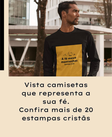 Imagem do banner rotativo Loja do Varão | Camisetas Evangélicas