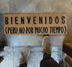 Felpudo De Coco Bienvenidos Para Puerta De Entrada