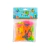 Pinches de copetín colores flúo de plástico en mariposas o estrellas, pack x 30 unidades. - comprar online