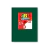 Cuaderno Laprida AB3 T/D forrado verde 50 hjs. rayadas 19x24 cm
