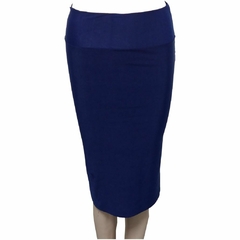 Pollera recta de tricot - tienda online