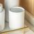 Porta Algodão e Cotonete com Tampa Bold Branco - Ou - comprar online
