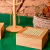 Caixa Decorativa de Palha Indiana e Bambu 4 Nichos - Oikos - comprar online