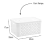 Cesto Organizador Rattan Com Tampa 35X25X17 Branco - Paramount - comprar online