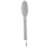 Pinça de Silicone com Cabo de Aço Inox Cinza 28,5cm x 3,5cm - Lyor - comprar online