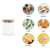 Pote Hermético Borosilicato Transparente com Tampa Bambu Eco 450 ml - Yoi - Avença