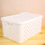 Cesto Organizador Rattan Com Tampa 35X25X17 Branco - Paramount na internet