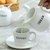 Imagem do Xícara para café com pires cerâmica Cremona 130ml 4 peças - Haüskraft