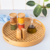 Kit 06 Potes Herméticos Empilhaveis com Tampa de Bambu 200ml - Oikos - Avença