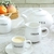 Xícara para café com pires cerâmica Cremona 130ml 4 peças - Haüskraft - loja online