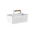 Organizador Multiuso Lavanderia Com Alças 8L Flow Branco - Ou