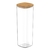 Pote Hermético Com Tampa de Bambu 2L Keep Transparente - Ou