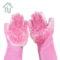 Luvas de limpeza de silicone multifuncional