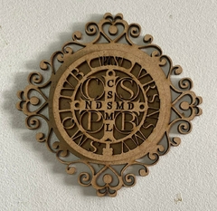 MEDALHA ESCAPULÁRIO SÃO BENTO P OA10