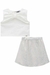 Conjunto kids Branco Festa - Marmelo Kids | Moda Infantil e Jovem