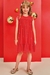 Vestido Infantil Festa Vermelho