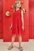 Vestido Infantil Festa Vermelho na internet