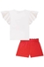 Conjunto Infantil Ursa Pérolas Vermelho - Marmelo Kids | Moda Infantil e Jovem