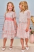 Vestido Infantil Chiffon Coração