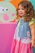 Vestido Infantil Três Marias e colete
