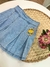 Short Saia Jeans Infantil - comprar online
