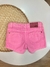Short Jeans Infantil Rosa na internet