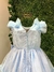 Vestido Infantil Frufru Azul - loja online