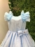 Vestido Infantil Frufru Azul na internet
