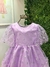 Vestido Infantil festa Lilás Glitter - Marmelo Kids | Moda Infantil e Jovem