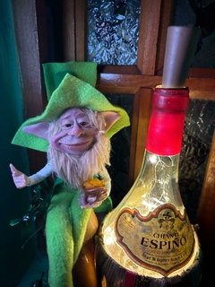 MATEO Duende de la Abundancia con Botella Luminaria 30cm de Alto - tienda online