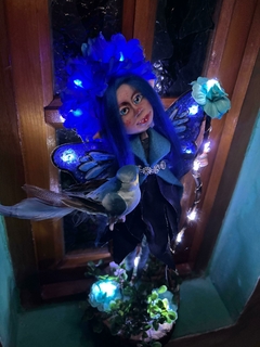 Alba Hada Flor Nocturna Luminaria 33cm de alto - tienda online