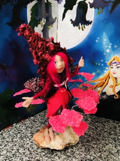 Árbol de la Vida con cuarzo rosa y piedra de la armonía con Hadita Energética - tienda online