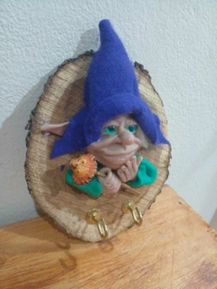 Portallaves con Duende Protector 20x14cm - Modelo 3 - Cosas de Duendes