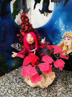 Árbol de la Vida con cuarzo rosa y piedra de la armonía con Hadita Energética - Cosas de Duendes