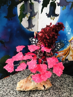 Árbol de la Vida con cuarzo rosa y piedra de la armonía con Hadita Energética en internet