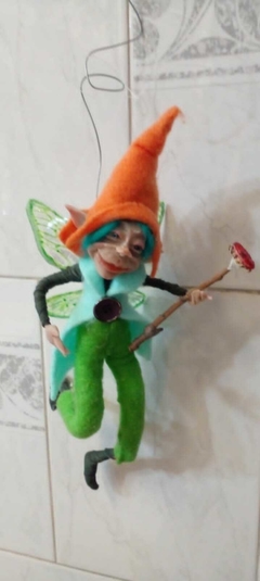 Elfo Articulado Para Colgar 26cm Aprox - Modelo 3 - comprar online
