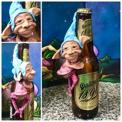 Duende Borrachín en Botella atraen dinero 23cm de Alto - Modelo 4