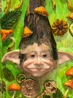 Imagen de Duende Braulio con su Libro Magico guarda tesoros