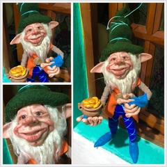 Duende de la Abundancia Atrae Plata Articulado de 40cm Modelo 5 en internet