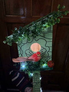 Duende Filippo con su casa magica de pajaros y luces - comprar online
