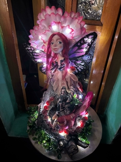 GALATEA Hada Flor 30cm de Alto Luminaria - Cosas de Duendes
