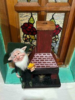 Duende de la Abundancia con Chimenea Sahumador en Base 25cm de alto en internet