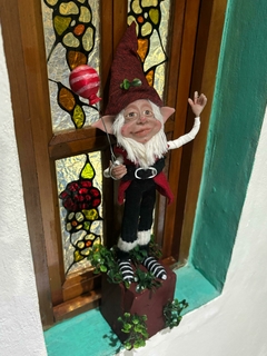 Duende Agustin atrae felicidad 42cm con base - Cosas de Duendes