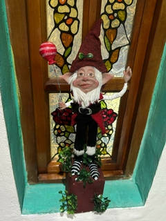 Duende Agustin atrae felicidad 42cm con base