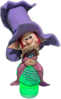 Duende Tierno Con Luz Intermitente 19cm de Alto - Modelo 4