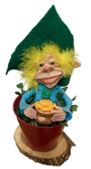 Duende Escondido de 20cm aprox en Maceta Pieza Rígida - Modelo 15