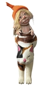 Duende BENITO con su fiel gato amigo - comprar online