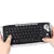 Teclado sem fio com Trackball e Scroll Wheel 2.4GHz - comprar online